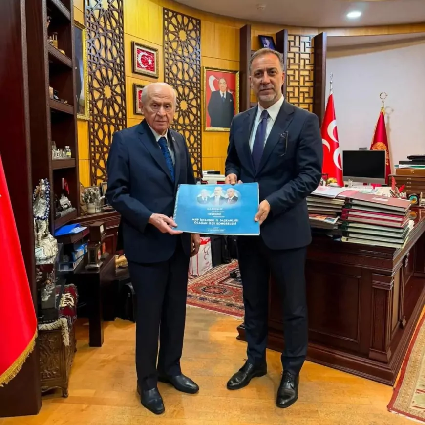 MHP İstanbul İl Başkanı Volkan Yılmaz: “İlçe kongreleri ve saha çalışmalarımıza ilişkin kapsamlı raporlarımızı Genel Başkanımız Devlet Bahçeli’ye arz ettik”