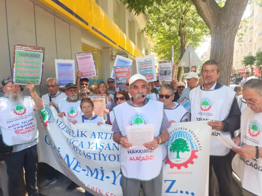 Tüm Emeklilerin Sendikası Eskişehir Şubesi Temsilciler Kurulu Üyesi Haydar Özkapı: “Derhal adaletli bir gelir dağılımı ve buna uygun emekli aylığı düzenlemesi yapılmalıdır”
