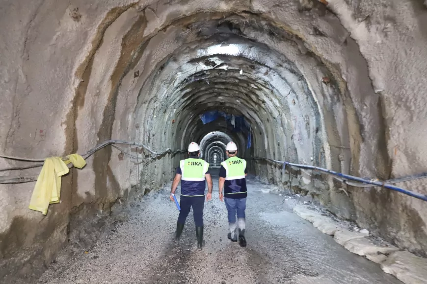 Hatay Büyükşehir Belediyesi Turunçlu–Büyükçat Atık Su Tüneli Projesi'nde kazı çalışmalarında yüzde 92 seviyesine ulaşıldı