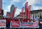 DİSK Genel Başkanı Arzu Çerkezoğlu: "NATO Savaş, İşçiler Barış İstiyor"