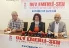 DİSK Dev Emekli-Sen Eskişehir Şube Başkanı Hatice Kılıç: “Emek, demokrasi, eşitlik, özgürlük ve adalet mücadelemizi kararlılıkla sürdüreceğiz”