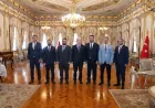 İstanbul Valisi Davut Gül, Yeniden Refah Partisi İstanbul İl Başkanı Yunus Emre Taşcı ve heyetini Valilikte kabul etti