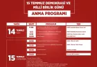 Hatay'da 15 Temmuz Demokrasi ve Millî Birlik Günü kapsamında iki gün sürecek anma ve kültürel etkinlikler düzenlenecek