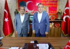 Beylikova İlçe Millî Eğitim Müdürü Mehmet Günyüzü MHP Eskişehir İl Başkanı Ayhan Sezer'i ziyaret etti