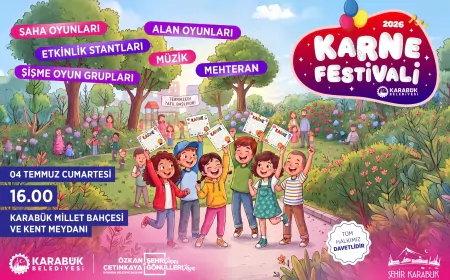 Karabük Belediye Başkanı Özkan Çetinkaya: "Çocuklarımızın tatil dönemine moralli başlamaları için bu festivali organize ettik"