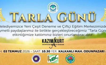 Odunpazarı Belediyesi Kalkanlı Mahallesi'nde düzenlenecek Tarla Günü etkinliği için basın mensuplarını davet etti