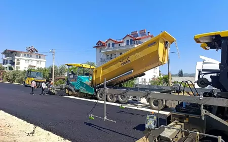 Muğla Büyükşehir Belediyesi Fethiye Toptancı Hal Bölgesi’nde 39,5 Milyon TL’lik Yol ve Üstyapı Çalışmalarını Sürdürüyor