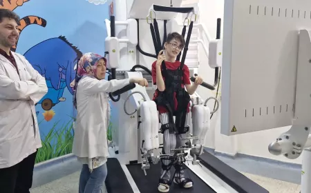Eskişehir Yunus Emre Devlet Hastanesi'nde Pediatrik Robotik Yürüme Rehabilitasyon Cihazı Hizmete Alındı