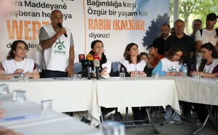 Diyarbakır Büyükşehir Belediyesi Eşbaşkanı Serra Bucak bağımlılığa karşı başlatılan kampanyaya destek verdi
