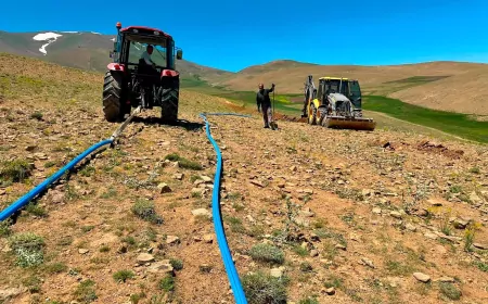 VASKİ Gürpınar Tutmaç Mahallesi'nde 500 Metrelik İçme Suyu Hattını Tamamladı, 20 Hanenin Su Sorunu Çözüldü