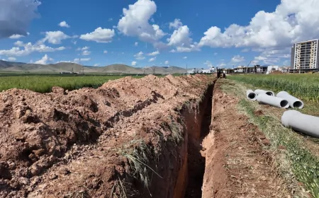 Kızıltepe Yenikent Mahallesi’nde Yeni İmar Alanlarının Atıksu İhtiyacı İçin 680 Metrelik Hat Tamamlandı