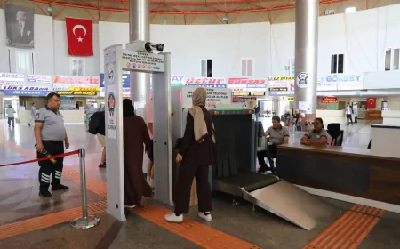 Hatay Büyükşehir Belediyesi Zabıta Ekipleri Otogarlar ve Toplu Taşıma Araçlarında Güvenlik ile Ulaşım Denetimlerini Sürdürüyor