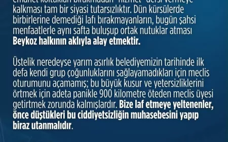 CHP Beykoz İlçe Başkanlığı: “Beykoz CHP’nin kalesidir, kalesi kalmaya devam edecektir”