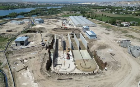 Şanlıurfa Büyükşehir Belediyesi Birecik Atık Su Arıtma Tesisi Projesinde Çalışmalar Hızla Sürüyor