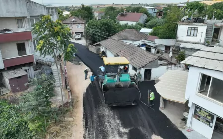 Bursa Büyükşehir Belediyesi Başkan Vekili Şahin Biba: “Karacabey Yenikaraağaç Mahallesi’nde yol standardını yükselterek bölge halkımıza daha kaliteli bir ulaşım imkânı sunuyoruz”