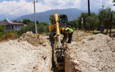Muğla Büyükşehir Belediyesi Gölbent’te 2 Bin 500 Metrelik İçme Suyu Terfi Hattını Yenileyerek Kesintisiz Su Hizmetini Hedefliyor