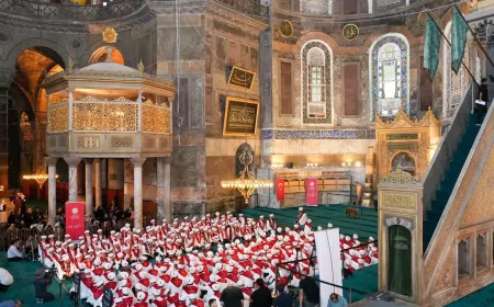 Diyanet İşleri Başkanlığı İstanbul İl Müftülüğü Ayasofya’da 15 Temmuz’un 253 Şehidi İçin 253 Hatim Duası Gerçekleştirdi