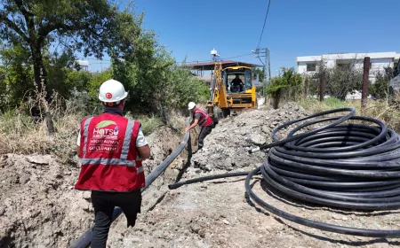 Hatay Büyükşehir Belediyesi Altınözü Çetenli Mahallesi'nde 50 Yıllık İçme Suyu Sorununu Altyapı Yatırımıyla Çözmeyi Hedefliyor
