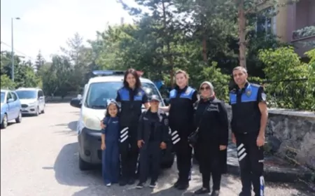 Erzurum Emniyeti Özel Birey Esila Laloğlu’nun Polis Olma Hayalini Gerçekleştirdi