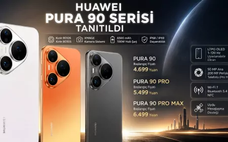 Huawei Pura 90 Serisi Tanıtıldı: Güçlü Kameralar, Yeni Kirin İşlemciler ve HarmonyOS 6.1 Dikkat Çekiyor