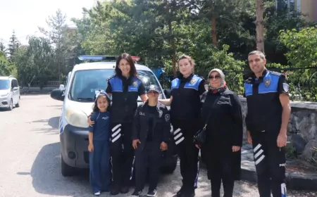 Erzurum Emniyeti Özel Birey Esila Laloğlu’nun Polis Olma Hayalini Gerçekleştirdi
