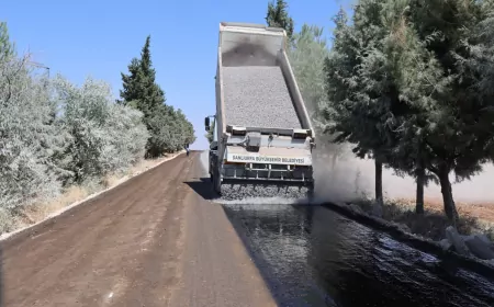 Şanlıurfa Büyükşehir Belediyesi Viranşehir'de 9 Kilometrelik Grup Yolunu Yenileyerek Ulaşıma Açtı