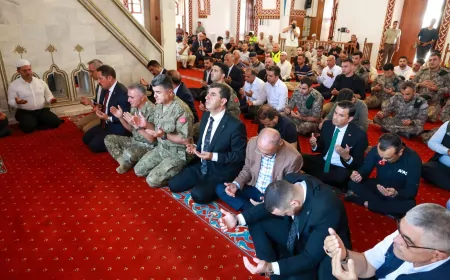 15 Temmuz Demokrasi ve Milli Birlik Günü'nde Hatay'da Şehitler Mevlit ve Dualarla Anıldı