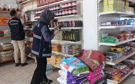 Şanlıurfa'da Market Denetimlerinde Son Kullanma Tarihi Değiştirilen Ürünler ve Yıllar Önce Süresi Dolan Şampuanlar Tespit Edildi