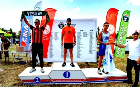 Eskişehirli Sporcu Cenk Algın Hasan Dağı Ultra Trail'de Genel Klasman İkincisi Oldu