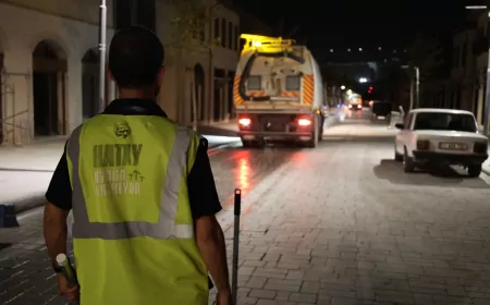 Hatay Büyükşehir Belediyesi Ana Arter ve İşlek Caddelerde Kapsamlı Temizlik Çalışmalarını Sürdürüyor