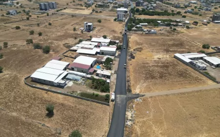 Şanlıurfa Büyükşehir Belediyesi Siverek Hayvan Pazarı'nın 3 kilometrelik yolunu asfaltlayarak ulaşımı güçlendirdi