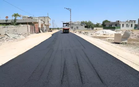 Şanlıurfa Büyükşehir Belediyesi Hilvan'da sıcak asfalt çalışmalarını başlattı ulaşım altyapısı güçleniyor