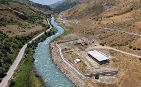 Bahçesaray'da Yapımı Süren Atıksu Arıtma Tesisiyle Van'ın 13 İlçesi Arıtma Hizmetine Kavuşacak