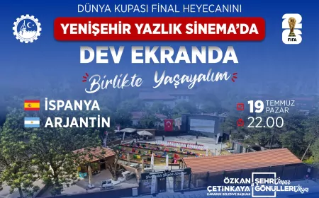 Karabük Belediye Başkanı Özkan Çetinkaya: “Futbol dünyasının en büyük heyecanını tarihi Yenişehir Yazlık Sineması’nda tek yürek yaşayacağız”