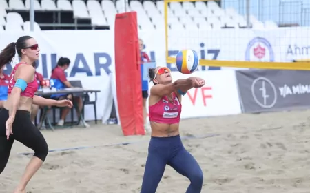 Trabzon Büyükşehir Belediyesi Ev Sahipliğinde Düzenlenen Plaj Voleybolu Trabzon Bioderma Pro Beach Etabında Final Heyecanı Yaşanıyor