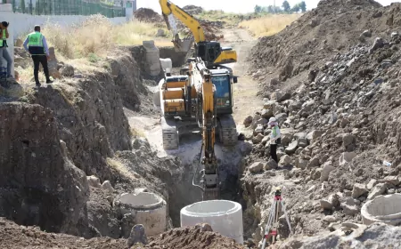 Viranşehir’de 18 Bin 250 Metrelik Altyapı Hamlesiyle Kanalizasyon ve Yağmur Suyu Hatları Güçlendiriliyor