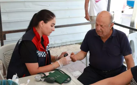 Hatay Büyükşehir Belediyesi Altınözü'nde Ücretsiz Sağlık Taramasıyla Erken Farkındalığı Güçlendirdi