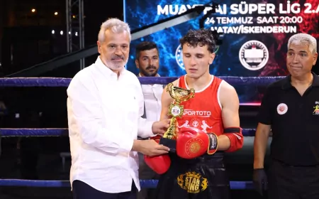 Hatay Büyükşehir Belediye Başkanı Mehmet Öntürk: “Muaythai Süper Ligi Turnuvası'nda Şampiyonlar Hatay'da Belli Oldu”