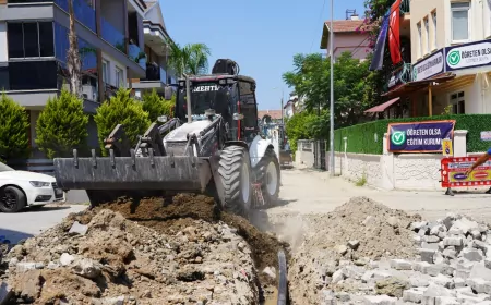 Muğla Büyükşehir Belediyesi Fethiye Kesikkapı'da İçme Suyu Hatlarını Yeniliyor Basınç Sorunu ve Sık Arızalar Sona Eriyor