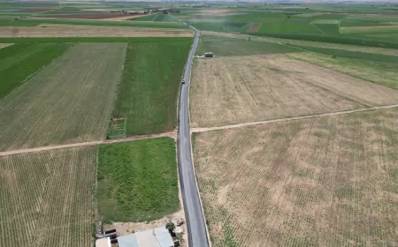 Şanlıurfa Büyükşehir Belediyesi Suruç’ta Sınır Hattındaki Mahallelerde Asfalt Çalışmalarını Sürdürüyor
