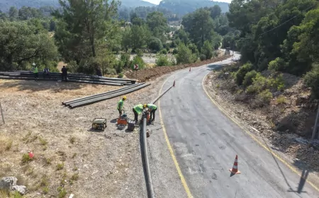 MUSKİ Fethiye Gökçeovacık’taki 3 Bin Metrelik İçme Suyu Ana Hattını Yeniliyor, 3 Mahalle Kesintisiz Suya Kavuşacak