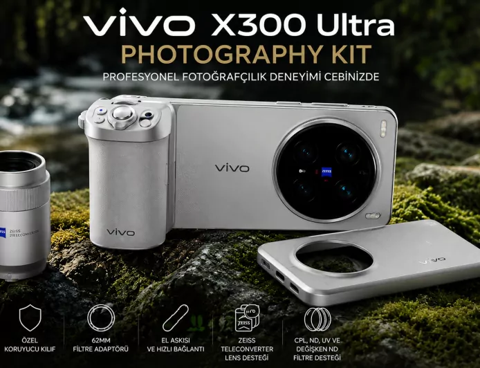 vivo X300 Ultra Photography Kit Türkiye'de Ön Satışa Hazırlanıyor, Profesyonel Mobil Fotoğrafçılık Deneyimi Sunmayı Hedefliyor