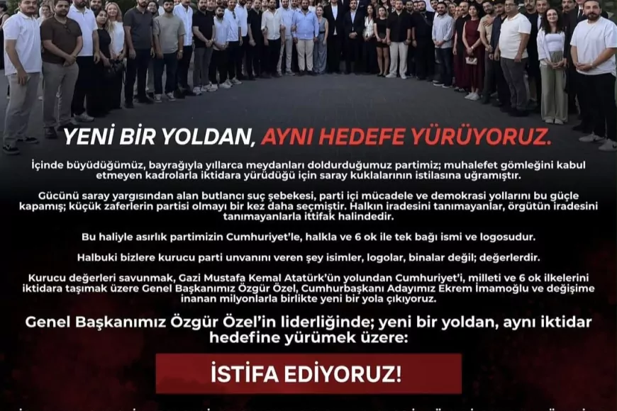 CHP İstanbul Gençlik Kolları'nda Toplu İstifa İddiası: Erdem Kara ve Çok Sayıda İlçe Başkanının Ortak Bildirisi Gündem Oldu