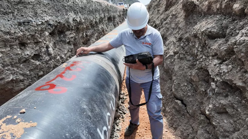 Hatay Büyükşehir Belediyesi Samandağ’da Akçay İsale Hattı Yenileme Projesinde Son Aşamaya Ulaştı