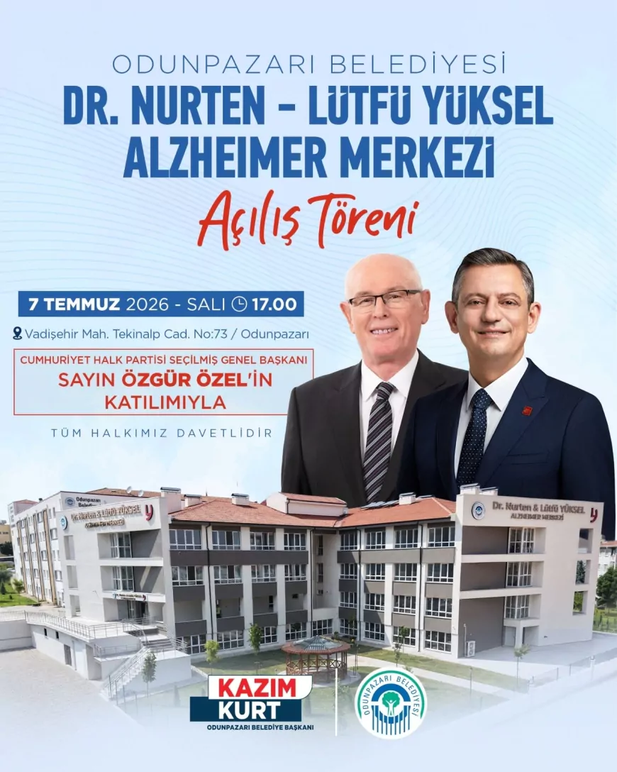 Odunpazarı Belediye Başkanı Kazım Kurt: “Dr. Nurten-Lütfü Yüksel Alzheimer Merkezimiz sosyal belediyecilik anlayışımızın en güçlü örneklerinden biridir”