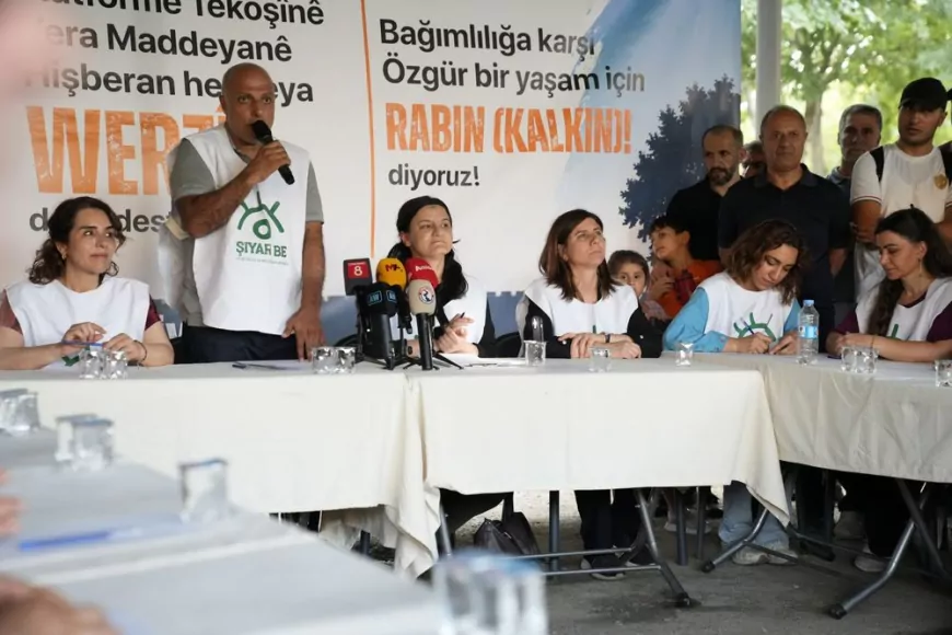 Diyarbakır Büyükşehir Belediyesi Eşbaşkanı Serra Bucak bağımlılığa karşı başlatılan kampanyaya destek verdi