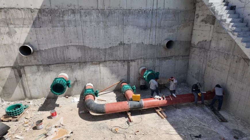 Hatay Büyükşehir Belediyesi Gölbaşı İçme Suyu Projesi’nde ilerleme sürüyor, ova bölgesinde su sorununun kalıcı olarak çözülmesi hedefleniyor
