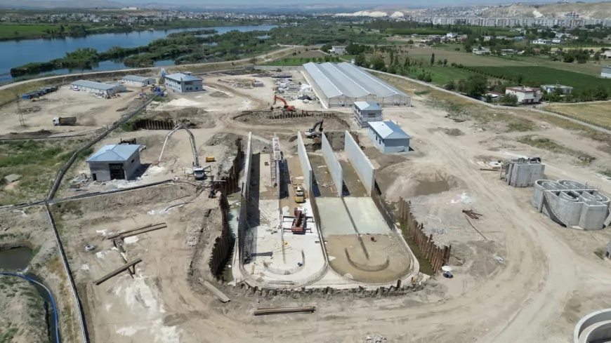 Şanlıurfa Büyükşehir Belediyesi Birecik Atık Su Arıtma Tesisi Projesinde Çalışmalar Hızla Sürüyor