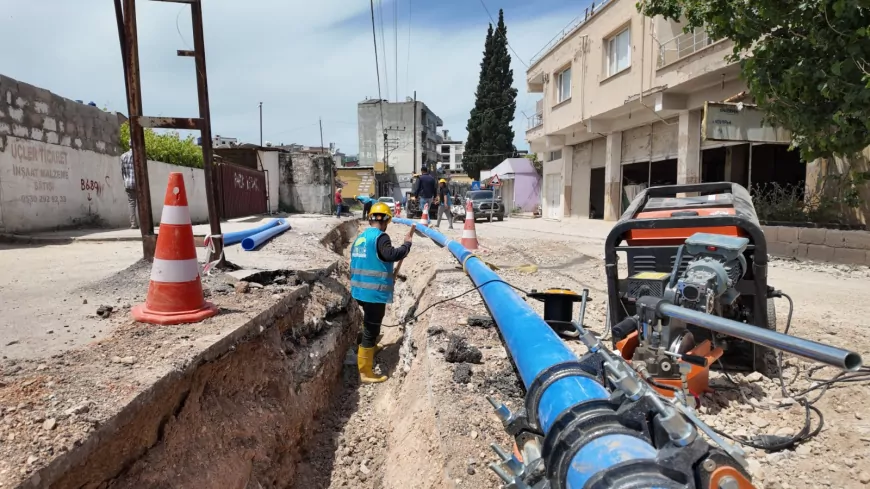 Hatay Büyükşehir Belediyesi Reyhanlı ve Kumlu'da 9 Milyon Euro'luk İçme Suyu Şebekesi Projesinde Sona Yaklaştı