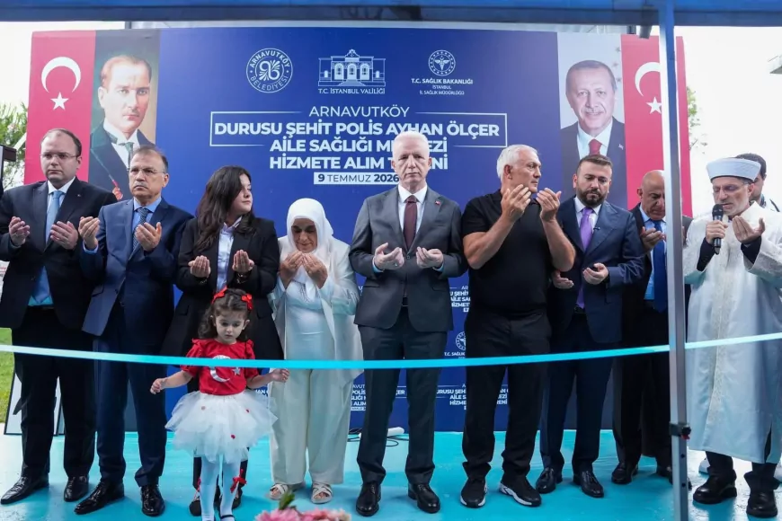 İstanbul Valisi Davut Gül: “Durusu Şehit Polis Ayhan Ölçer Aile Sağlığı Merkezi Arnavutköy’e Hayırlı Olsun”